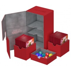 Ultimate Guard Flip Deck Case TWIN FLIP'n'TRAY Xenoskin 200+ - Red